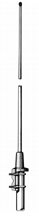 Procom 72-82 MHz 4m Glasfiber Feststationsantenne (CXL4-1-LW/m)