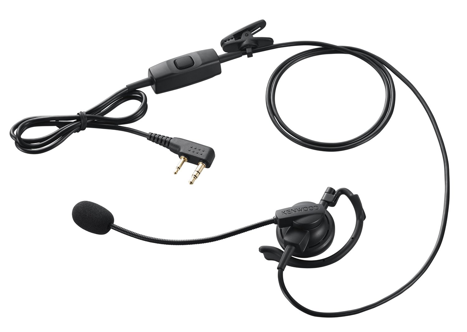 Kenwood Ohrhörer Schwanenhalsmikro PTT separat (KHS-35F)