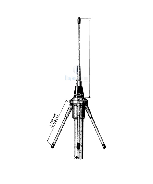 Procom Groundplane 380-430MHz (GP 450/l)