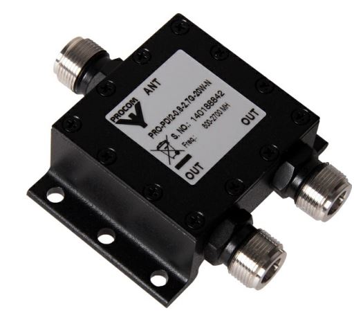 Procom PRO-PDI2-0.8-2.7G-20W-N Leistungsteiler