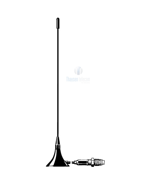 Procom 370-410 MHz mit NM-Magnetfuß und 3m Kabel (MU1-NM/S 1/4l)