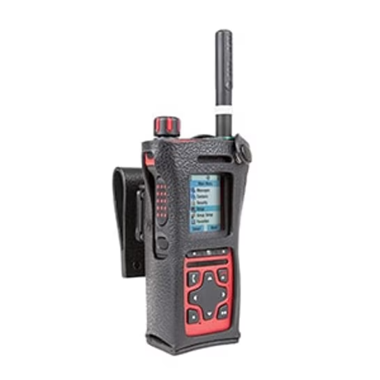 Motorola Hartledertasche 3"  (PMLN7268A)