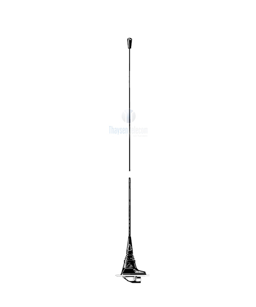 Procom 66-88 MHz abstimmbare 4m Band Kfz-Antenne mit 4m Kabel (ML2-XP4R)