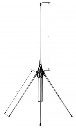 Procom Groundplane 38mm (GP 160)