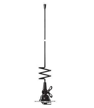 Procom 400-470 MHz Mobilantenne mit rostfreiem Stahlstrahler und 4m Kabel schwarz (MU 3-BZP4)