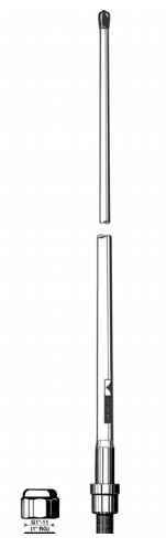 Procom CXL 70-1 HD/l-PT 0dBd / 2,15 dBi, blitzstromgeprüfte Rundstrahlantenne