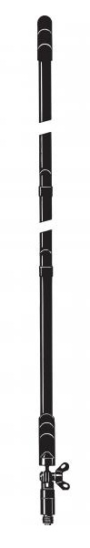 Procom 155-175 MHz Stahlbandantenne mit SMA-Stecker für Portabelgeräte (SB2/H-SMA 1/4l)