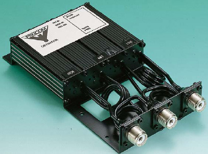 Procom 2m-Band 6-kreisige Duplexweiche mit Helixresonatoren für BOS optimiert