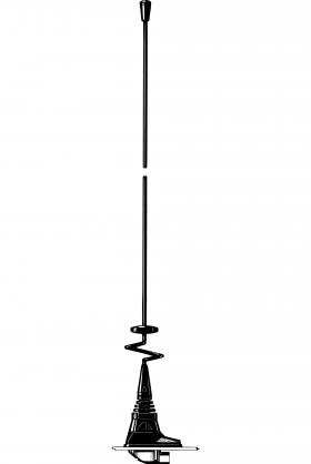 Procom 450 MHz 4dB GPS Antenne mit kolinearem Strahler für FM Radio Bänder. Für das TETRA Band verwendbar (GPS-C MU-4 FM/S)