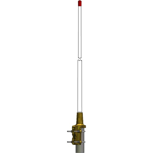 Procom 3dB kolineare und breitbandige Feststations- und Marineantenne (CXL2400-3/L)