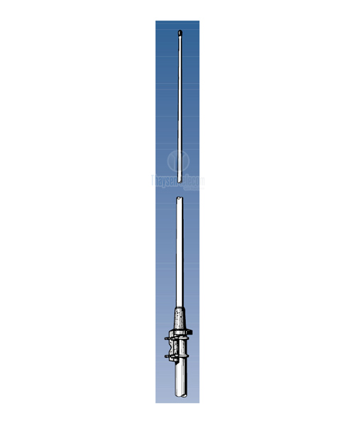 Procom 3dB Leichtgewichtige und kolineare Marine- und Feststationsantenne (CXL 2-3 LW/h)