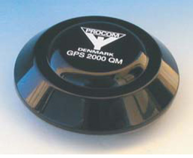 Procom 1575MHz GPS Flachantenne für Festmontage mit FME-Anschluss (GPS 2000 QM)